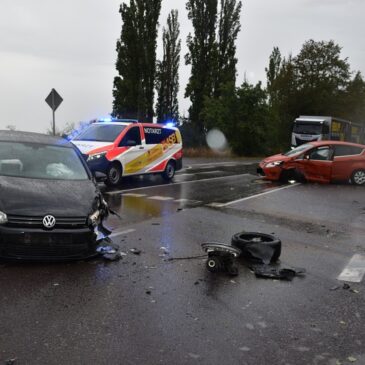 Vorfahrt genommen und schon krachte es