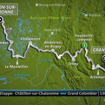 Tour de France – 13. Etappe: Chatillon-sur-Chalaronne – Grand Colombier (138 km) (Das Erste  14:10 – 17:25 Uhr)