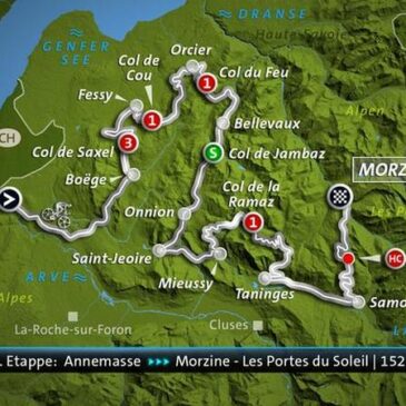 Radsport: Tour de France – 14. Etappe: Annemasse – Morzine les Portes du Soleil (152 km) (Das Erste  14:30 – 17:50 Uhr)