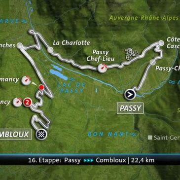 Tour de France – 16. Etappe / Einzelzeitfahren: Passy – Combloux (22,4 km) (Das Erste 14:10 – 17:40 Uhr)