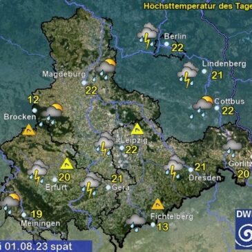 Sachsen-Anhalt Wetter am Dienstag