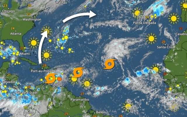Wirbeln TropenstĂŒrme bald unser Wetter durcheinander? – Rekordwarmer Atlantik erwacht zum Leben