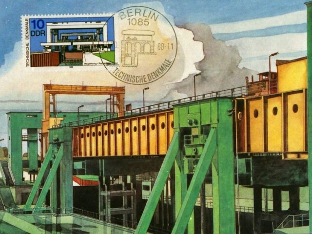 Stadtgeschichte im Rathaus: Zur Architektur des Schiffshebewerks Magdeburg-Rothensee