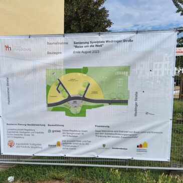 Spielplatz Wedringer Straße führt auf „Reise um die Welt“ / 333.000 Euro für Spielplatzsanierung in Neue Neustadt