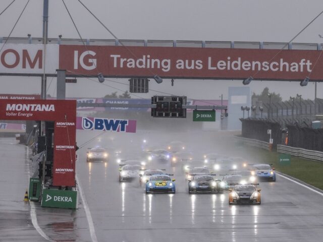 Rennen 2, Porsche Carrera Cup Deutschland, Runde 4, Nürburgring (D): Larry ten Voorde gewinnt Regenrennen in der Eifel