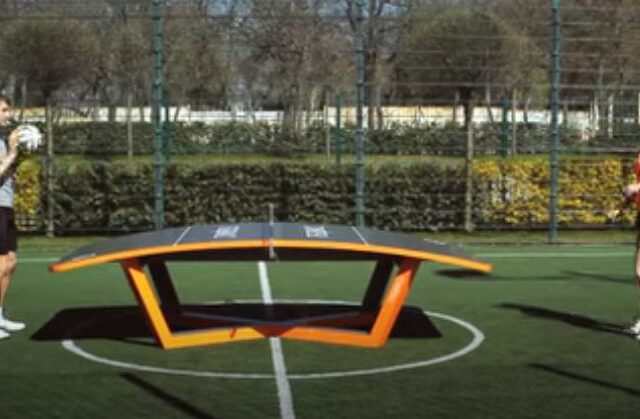 Trendsportart Teqball erreicht Magdeburg / Bolzplatzsanierung in Alte Neustadt fĂŒr 240.000 Euro gestartet