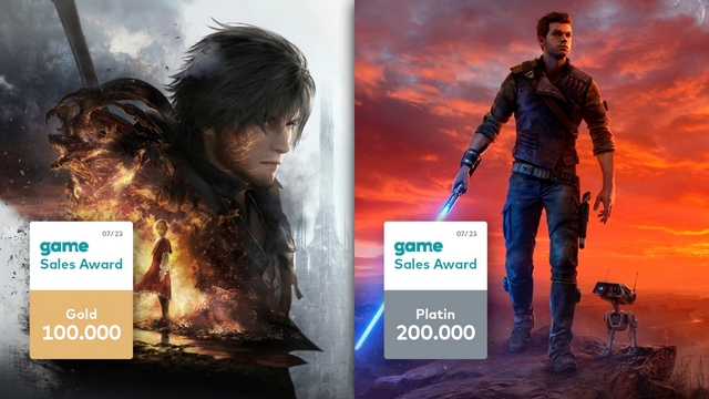 Galaktische Abenteuer und fantastische Kämpfe: Die game Sales Awards im Juli
