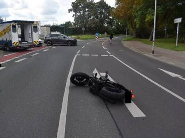 Verkehrsunfall mit Motorradfahrer
