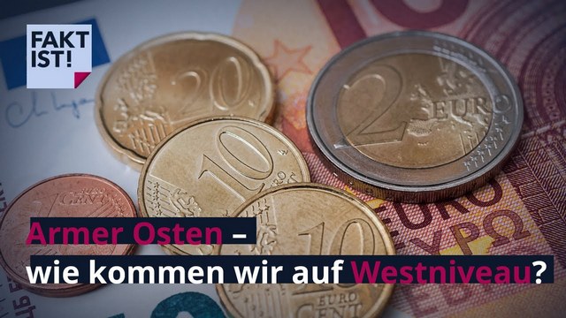 MDR-Talk „Fakt ist!“ heute aus Magdeburg zum Thema: Armer Osten – wie kommen wir auf Westniveau?