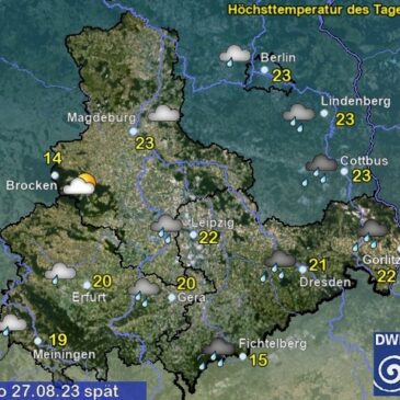 Sachsen-Anhalt Wetter am Sonntag