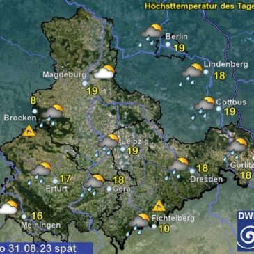 Sachsen-Anhalt Wetter am Donnerstag