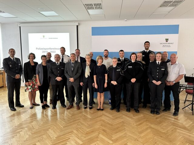 Innen- und Sportministerin ehrt erfolgreichste Polizeisportlerinnen und Polizeisportler