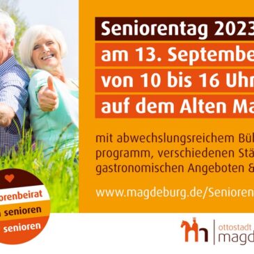 Oberbürgermeisterin eröffnet heute den 2. Magdeburger Seniorentag