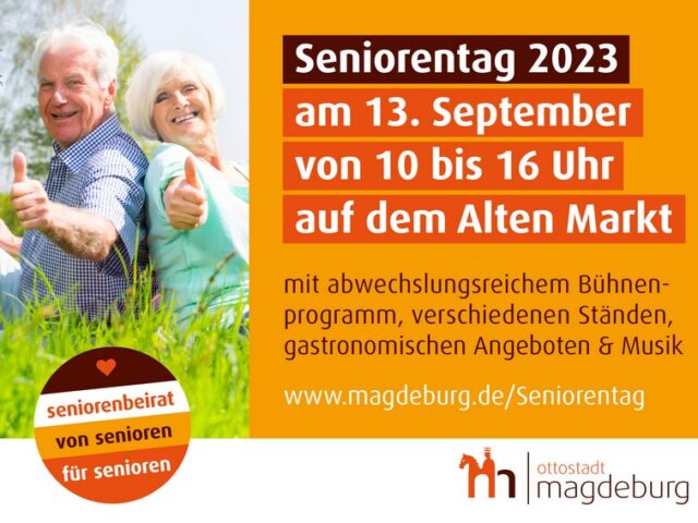 Oberbürgermeisterin eröffnet heute den 2. Magdeburger Seniorentag