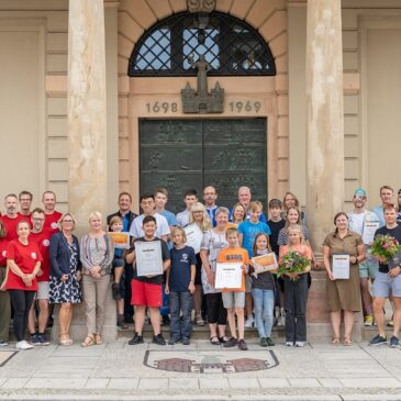 Neue Rekordbeteiligung beim STADTRADELN 2023 / Erfolgreichste Teilnehmende im Alten Rathaus ausgezeichnet