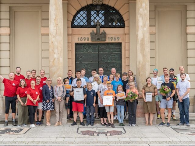Neue Rekordbeteiligung beim STADTRADELN 2023 / Erfolgreichste Teilnehmende im Alten Rathaus ausgezeichnet