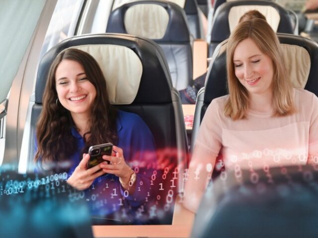 100fach besserer Mobilfunkempfang in RegionalzĂŒgen durch moderne Laser-Technologie