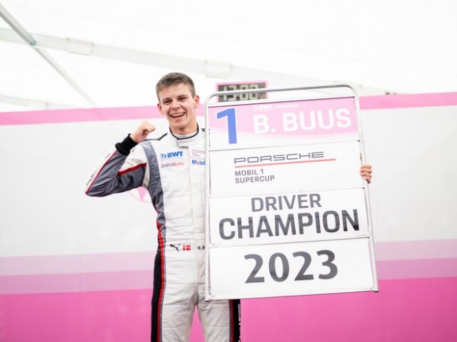 Porsche-Junior Bastian Buus ist der neue Supercup-Champion