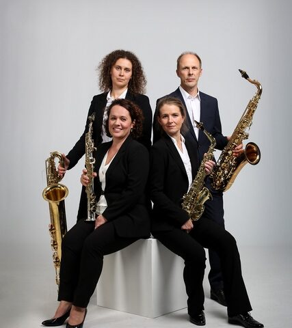 Ein außergewöhnliches Konzerterlebnis mit dem Saxophonquartt Quarttro Quarti aus Tallin und Vlady Bystrov