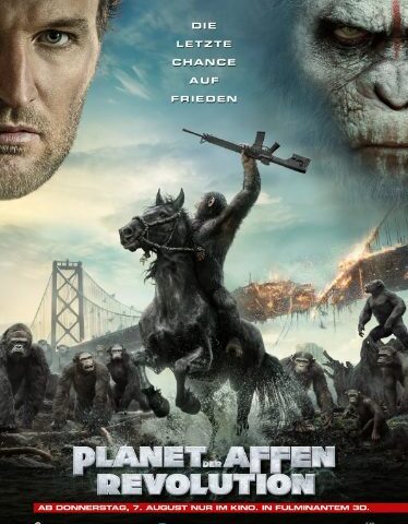 SciFi-Thriller: Planet der Affen – Revolution (Kabel Eins  20:15 – 23:00 Uhr)
