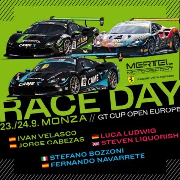 MERTEL Motorsport reist als Tabellenführer zur GT Cup Open Europe nach Monza