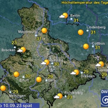 Sachsen-Anhalt Wetter am Sonntag