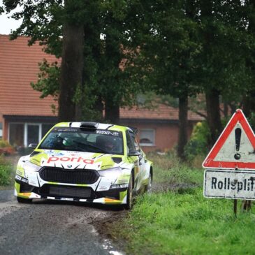 Mit Marijan Griebel krönt sich schon zum zehnten Mal ein Škoda Fahrer zum Deutschen Rallye-Meister
