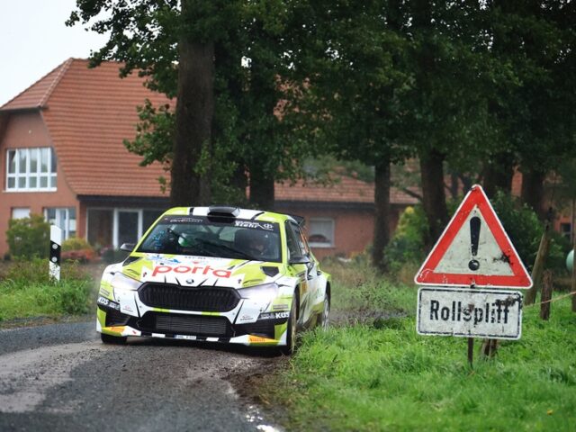 Mit Marijan Griebel krönt sich schon zum zehnten Mal ein Škoda Fahrer zum Deutschen Rallye-Meister