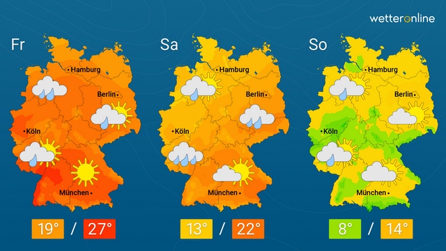 Nach Temperatursturz ruhiges Wetter