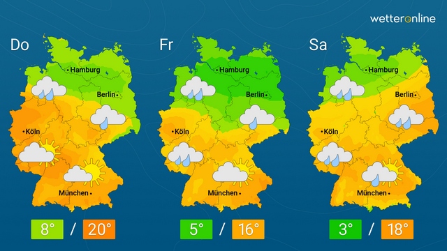 Ab dem Wochenende mild mit Regen