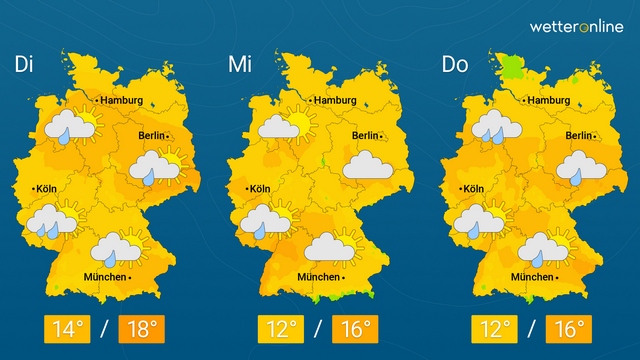 Milde Atlantikluft bleibt vorherrschend Wetterlage