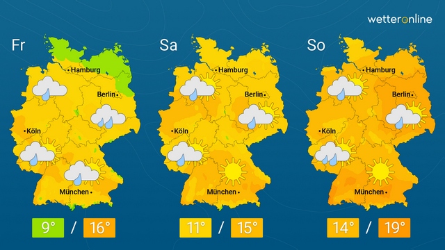 Wechselhaft und nur kurz milder