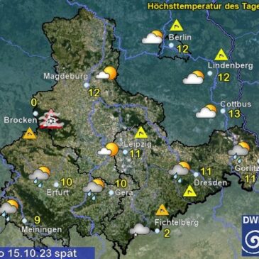 Sachsen-Anhalt Wetter am Sonntag