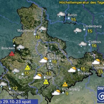 Sachsen-Anhalt Wetter am Sonntag