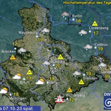 Sachsen-Anhalt Wetter am Samstag