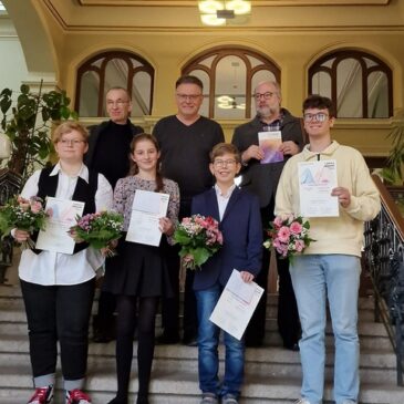 Schülerinnen und Schüler der Komponistenklasse Sachsen-Anhalt gewinnen alle zu vergebenen Preise des Jugendkompositions-wettbewerb 2023