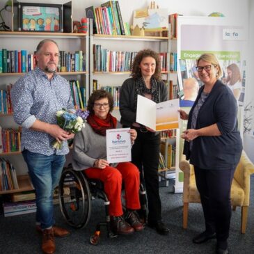 Engagementfonds feiert Jubiläum: Engagementzentrum in Burg erhält als 600. Projekt finanzielle Unterstützung