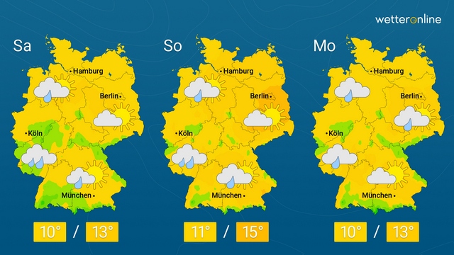 Atlantische Tiefs bleiben Dauergäste