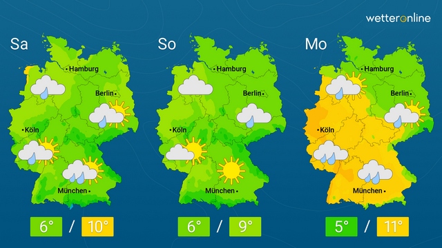 Nachschub an Regen reißt nicht ab