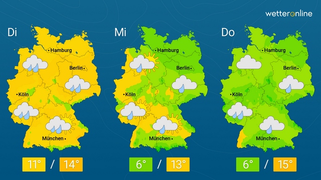 Kurz mal weniger Regen in Sicht