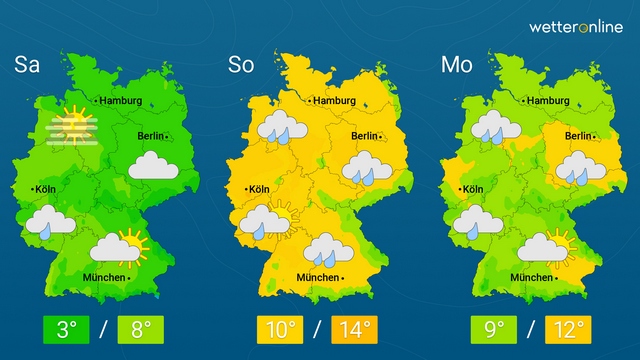 Herbst zeigt oft sein nasses Gesicht