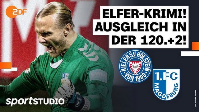 sportstudio Highlights:  Holstein Kiel – 1. FC Magdeburg / DFB-Pokal 2023/24, 2. Runde