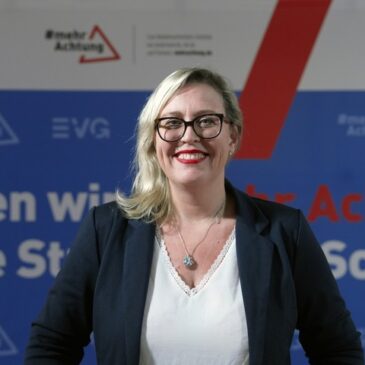 EVG Sachsen-Anhalt: Landesvorsitzende Janina Pfeiffer fordert #mehrAchtung
