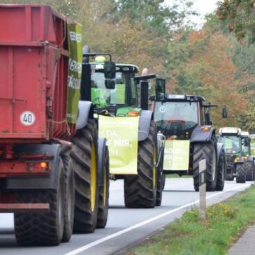 Sonntag auf A2/A14: Bauernproteste – Traktoren reisen an!