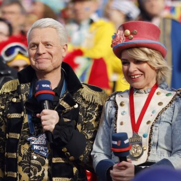 Neues Team für den Kölner Rosenmontagszug: Sabine Heinrich kommentiert mit Guido Cantz