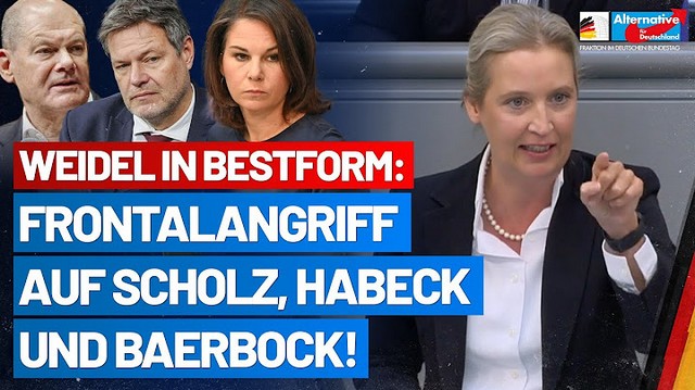 Alice Weidel rechnet ab! – AfD-Fraktion im Bundestag