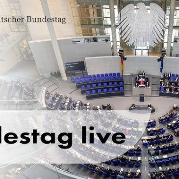 Bundestag live ab 09:00 Uhr: 147. Sitzung des Deutschen Bundestages