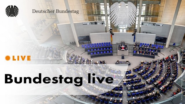Ab 10:00 Uhr Bundestag live: 149. Sitzung des Deutschen Bundestages