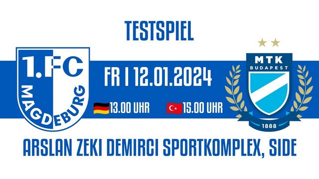 Livestream Testspiel ab 13:00 Uhr: 1. FC Magdeburg gegen MTK Budapest