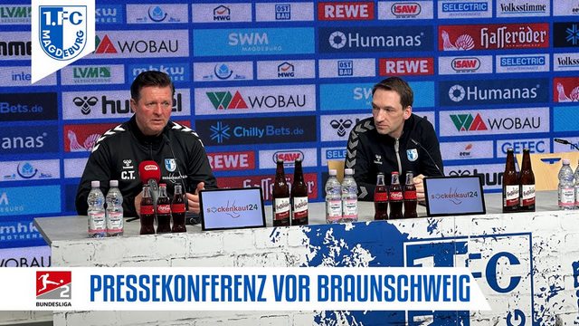 FCM-tv: Pressekonferenz vor dem Auswärtsspiel gegen Eintracht Braunschweig